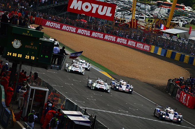 24 uur van Le Mans 2014 start